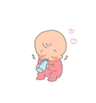 ふわふわ赤ちゃん・赤子（個別スタンプ：9）