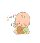 ふわふわ赤ちゃん・赤子（個別スタンプ：14）