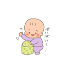 ふわふわ赤ちゃん・赤子（個別スタンプ：15）