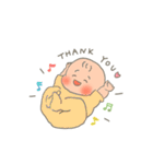 ふわふわ赤ちゃん・赤子（個別スタンプ：18）