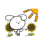 なんとも言えない表情してるうさぎ（個別スタンプ：3）