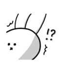 なんとも言えない表情してるうさぎ（個別スタンプ：27）