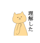 真顔でよくしゃべる食パンとねこ（個別スタンプ：11）