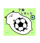 サッカーしたいハム子（個別スタンプ：27）