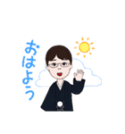 黒衣が仕事着（個別スタンプ：5）