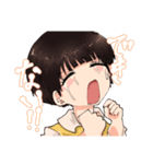夏目はす黒髪ガール（個別スタンプ：2）