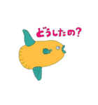 海の生き物たちシュールスタンプ（個別スタンプ：23）
