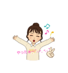 可愛い女の子【2】（個別スタンプ：16）