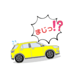 イエローSUV自動車日常用スタンプ（個別スタンプ：28）