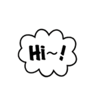 英・仏・韓・西：あいさつ（個別スタンプ：9）