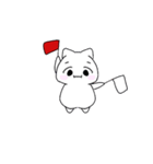 呑気な猫とあくまくん（個別スタンプ：28）