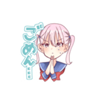 セーラーツインテちゃんたち（個別スタンプ：4）