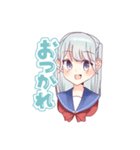 セーラーツインテちゃんたち（個別スタンプ：6）
