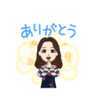 私の袴姿アバター（個別スタンプ：2）