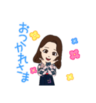 私の袴姿アバター（個別スタンプ：4）