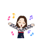 私の袴姿アバター（個別スタンプ：13）