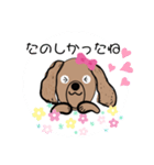 ピンクのリボンのわんちゃんスタンプpart2（個別スタンプ：25）