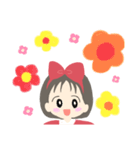 ハートと共に過ごす女の子（個別スタンプ：7）