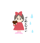 ハートと共に過ごす女の子（個別スタンプ：10）