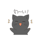 黒猫のクロのスタンプ（個別スタンプ：2）