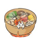 うさぎ-これ食べたい（個別スタンプ：5）