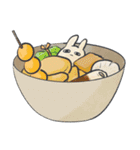 うさぎ-これ食べたい（個別スタンプ：7）