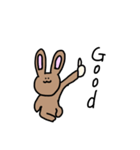 うさぎさんのエブリデイ2（個別スタンプ：1）