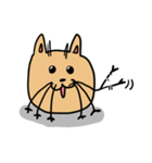 髭足猫（個別スタンプ：6）
