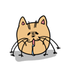 髭足猫（個別スタンプ：7）