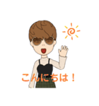 ラリーのあいさつプラス（個別スタンプ：3）