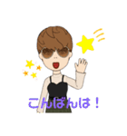 ラリーのあいさつプラス（個別スタンプ：4）