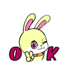 KidZ8 ウサギの日常スタンプ①（個別スタンプ：2）