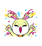 KidZ8 ウサギの日常スタンプ①（個別スタンプ：7）