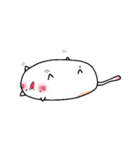 しろいもちねこ。2（個別スタンプ：5）