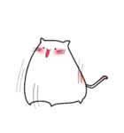しろいもちねこ。2（個別スタンプ：6）