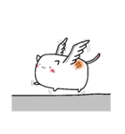 しろいもちねこ。2（個別スタンプ：12）