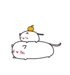 しろいもちねこ。2（個別スタンプ：13）