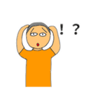いがぐり頭のまるこめスタンプ（個別スタンプ：1）