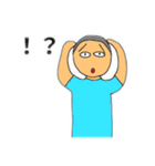 いがぐり頭のまるこめスタンプ（個別スタンプ：2）