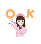 春がきた！桜子ちゃん（個別スタンプ：1）