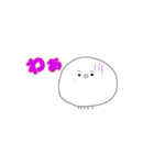 しろくらげちゃんの1日（個別スタンプ：21）