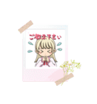 女子ベースの意気込み（個別スタンプ：6）