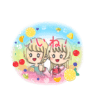 女子ベースの意気込み（個別スタンプ：7）