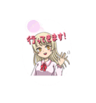 女子ベースの意気込み（個別スタンプ：11）