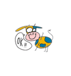 個性的うし1（個別スタンプ：6）