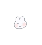 シンプルめのうさぎ（個別スタンプ：2）