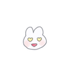 シンプルめのうさぎ（個別スタンプ：11）