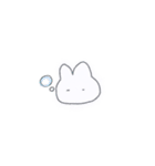 シンプルめのうさぎ（個別スタンプ：12）