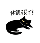 めつきの悪い黒猫（個別スタンプ：12）