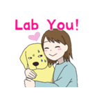 Adorable Labrador（個別スタンプ：24）